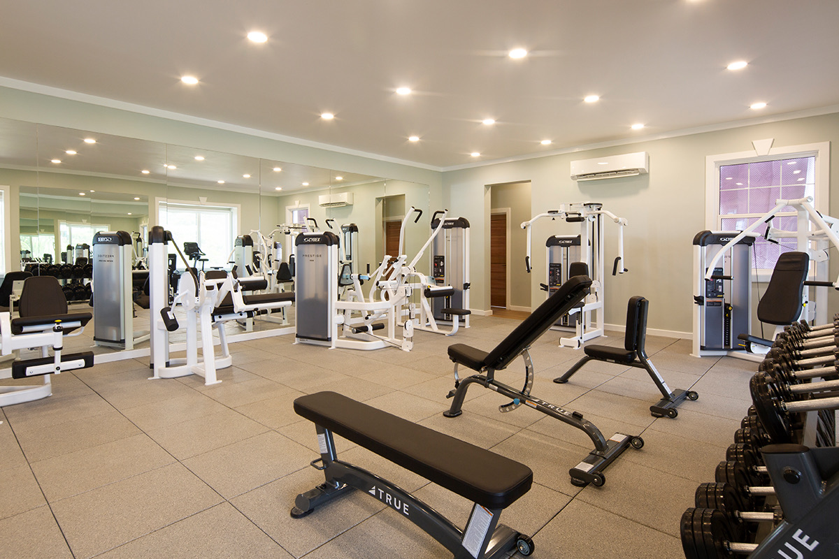 Fitness center at Hammock Cove Antigua