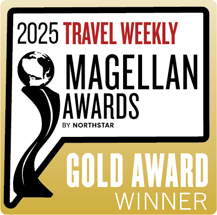 Travel Weekly Magellan Awards — Gold Award Winner 2025